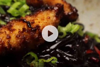 Taylor's Black Garlic Stir-fry with Crispy Chicken by Chef Daniel Lambert